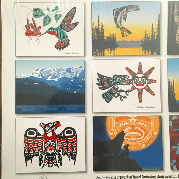 NWT First Nations Pacific Northwest Native Art 16 Month Calendar 2019 - Picture 5 of 7